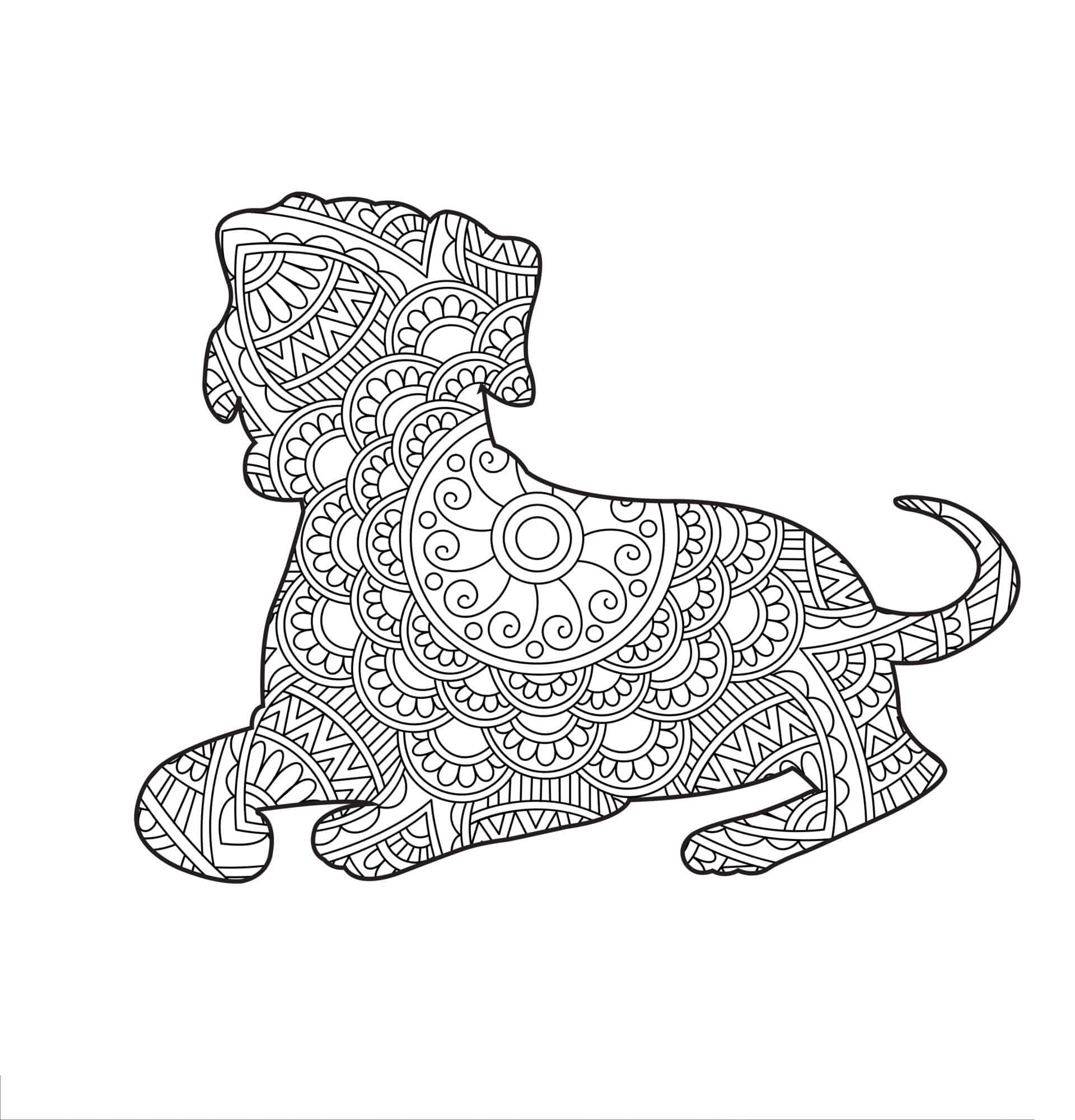 Mandalas Chien 9